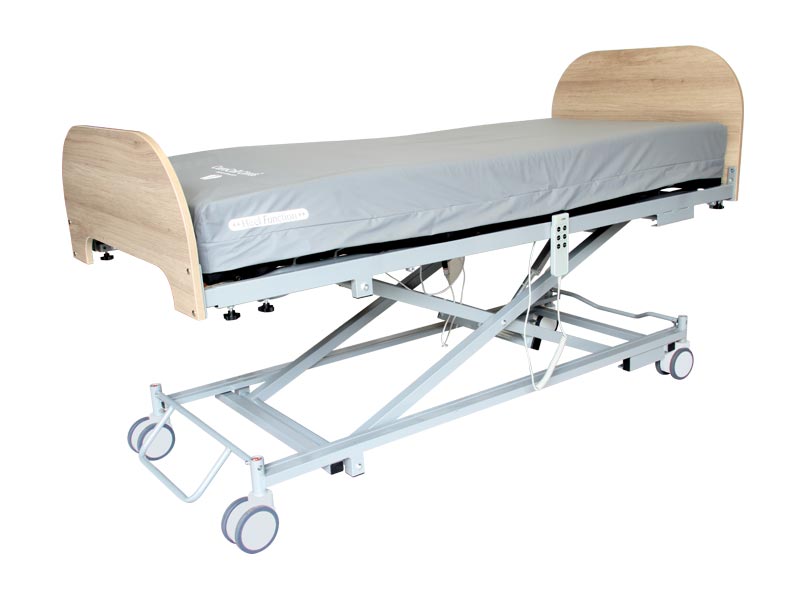 Nursing Bed, King Single, Silver, with Inbuilt Extension, Unicare Xcel